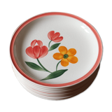 Assiettes dessert Gien