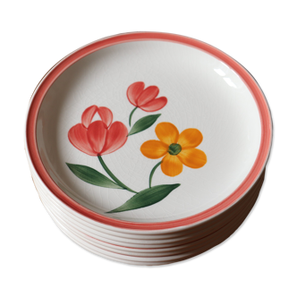 Assiettes dessert Gien