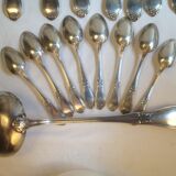 Housewife "Au Bon Marché" in silver metal rocaille model