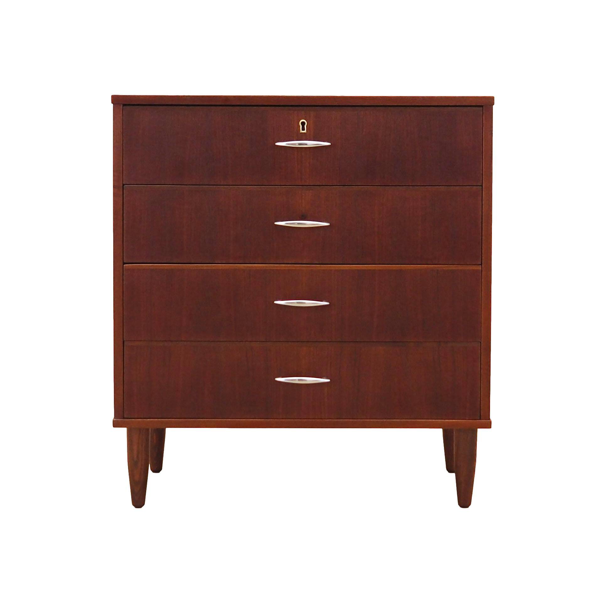 Teak chest of drawers, Danish design, 1970s, production: Denmark