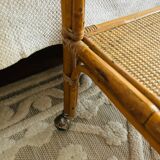 Vintage rattan trolley
