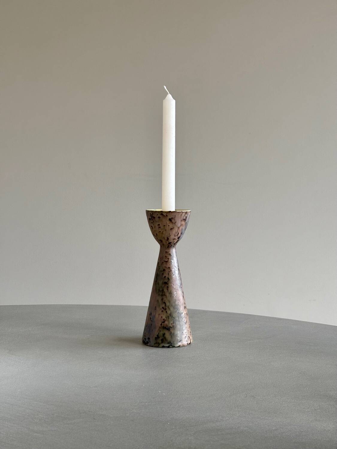 Ceramic candlestick, West Germany, 1970s