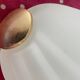 1980s frosted glass wall sconce