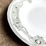 St Amand and Hamage ironstone deep plate, "Medallion" service