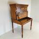 Magnifique bureau de notaire ancien, unique en son genre, avec cloche de coffre-fort fonctionnelle