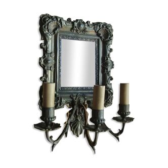 Miroir à applique 3 branches début XIXe siècle