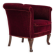 1960s, Danish lounge chair, furniture velour, beech wood legs, original condition.