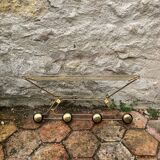 Vintage wall-mounted coat rack