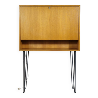 Buffet secrétaire en teck de WK Möbel, années 1960