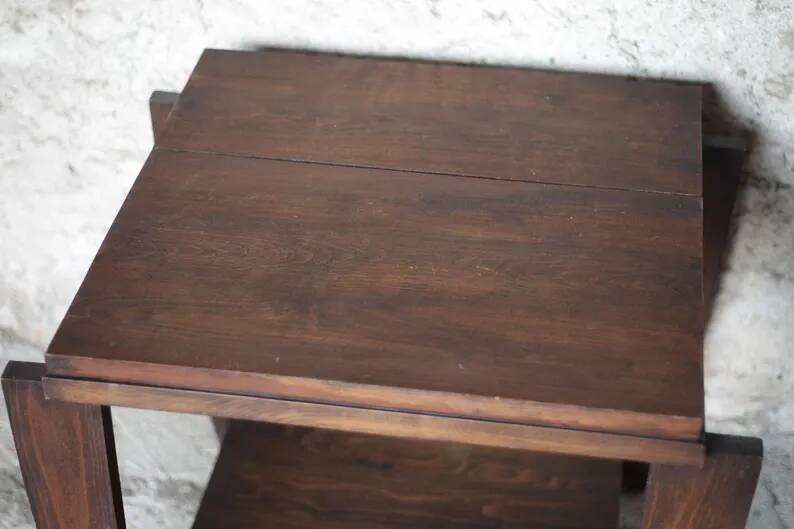 Table basse, d'appoint Art déco en bois