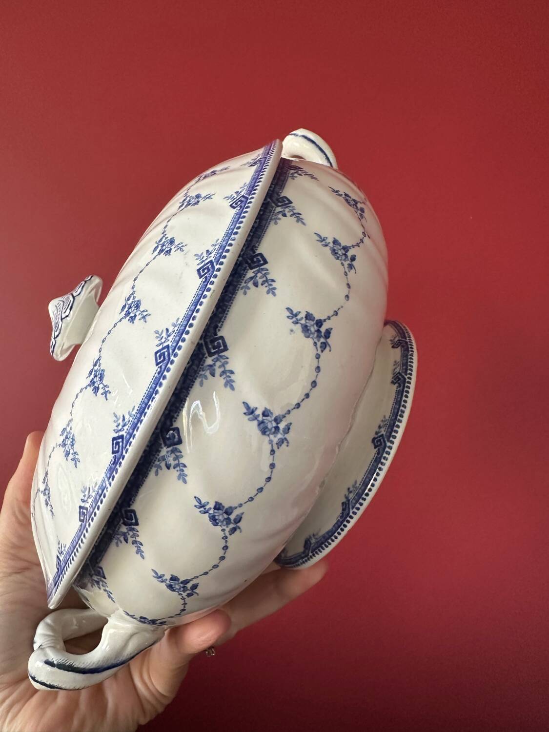 Antique Boch soup tureen
