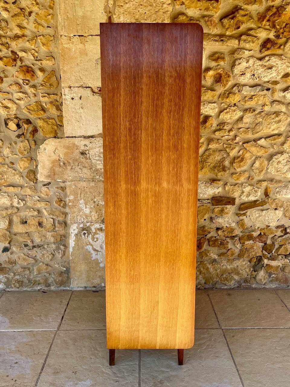 Storage unit/Library with sliding glass doors 1960s