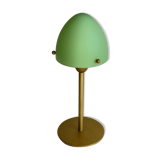 Lampe champignon SCE acier et verre opalin vintage