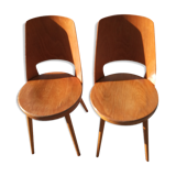 Lot of 2 chairs bistro Baumann series Mondor