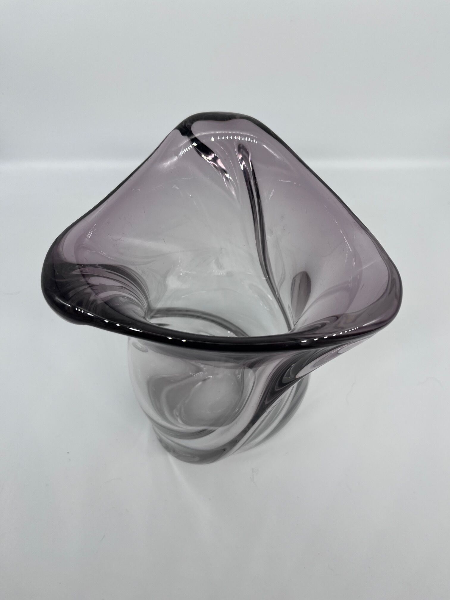 Crystal vase Val Saint Lambert