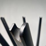 Vintage Zanotta Sciangai Adjustable Clothes Stand with Frame in Black Ash, 1973