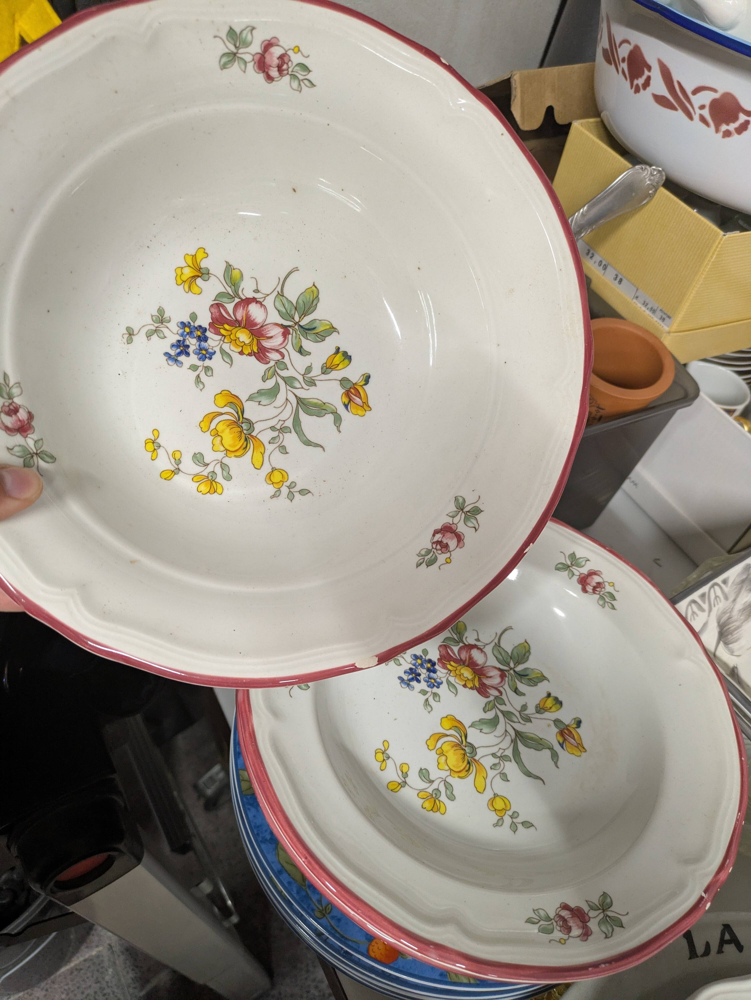 Vaisselle vintage Ceramica Quadrifoglio