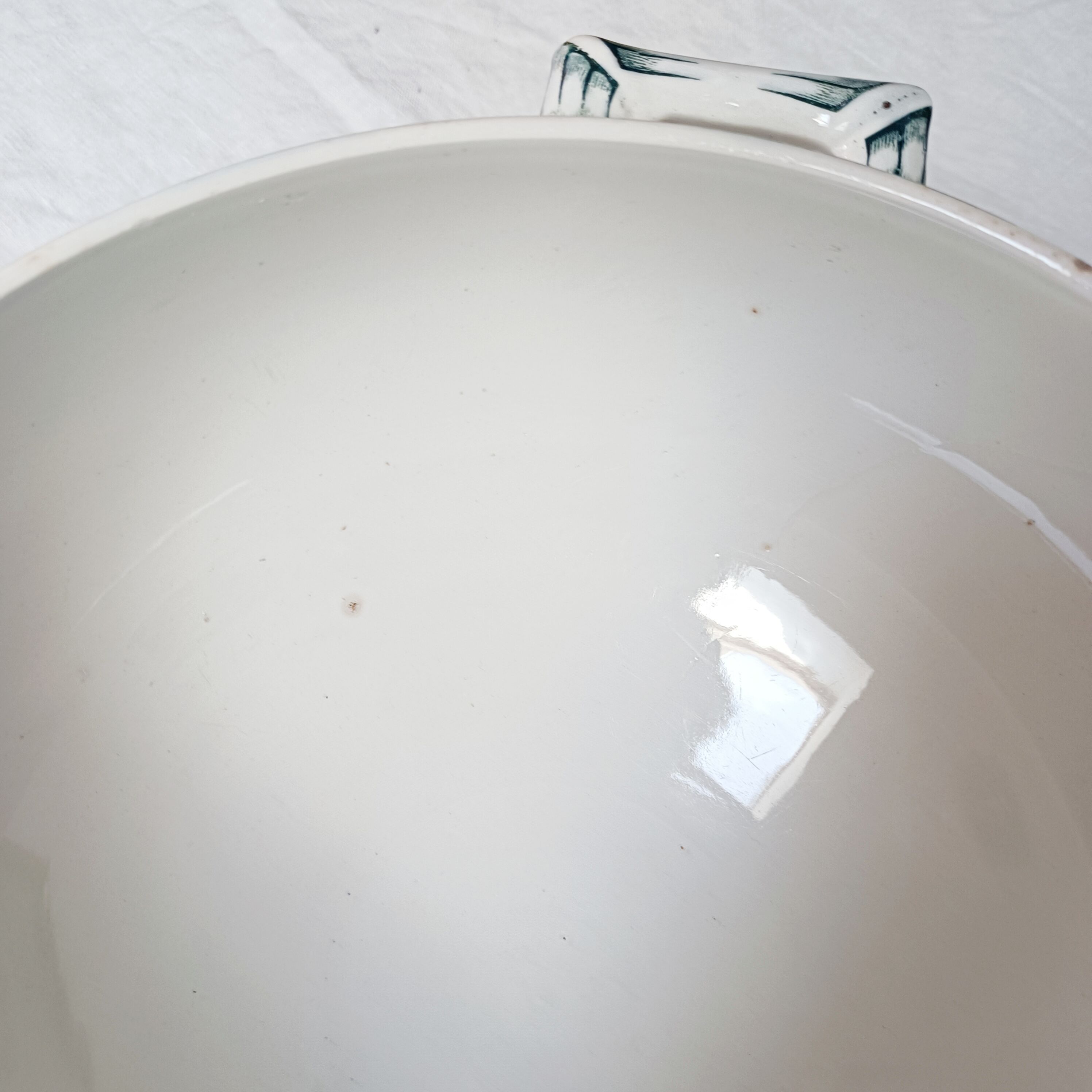 Sarreguemines U&C Iron Earth Soup Tureen, Nobilis