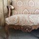 Antique two-seater Louis XV bench