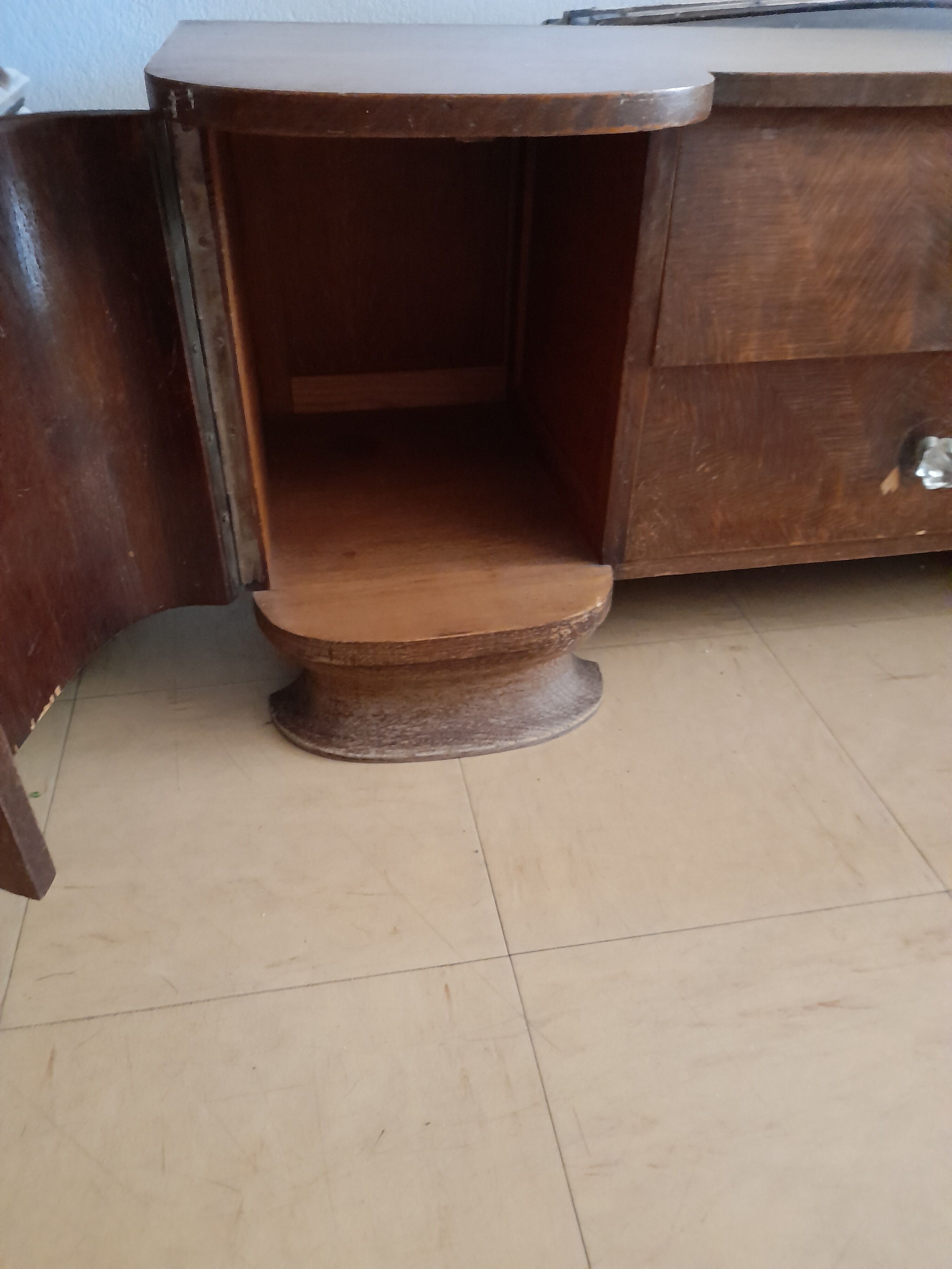 Vintage shoe cabinet