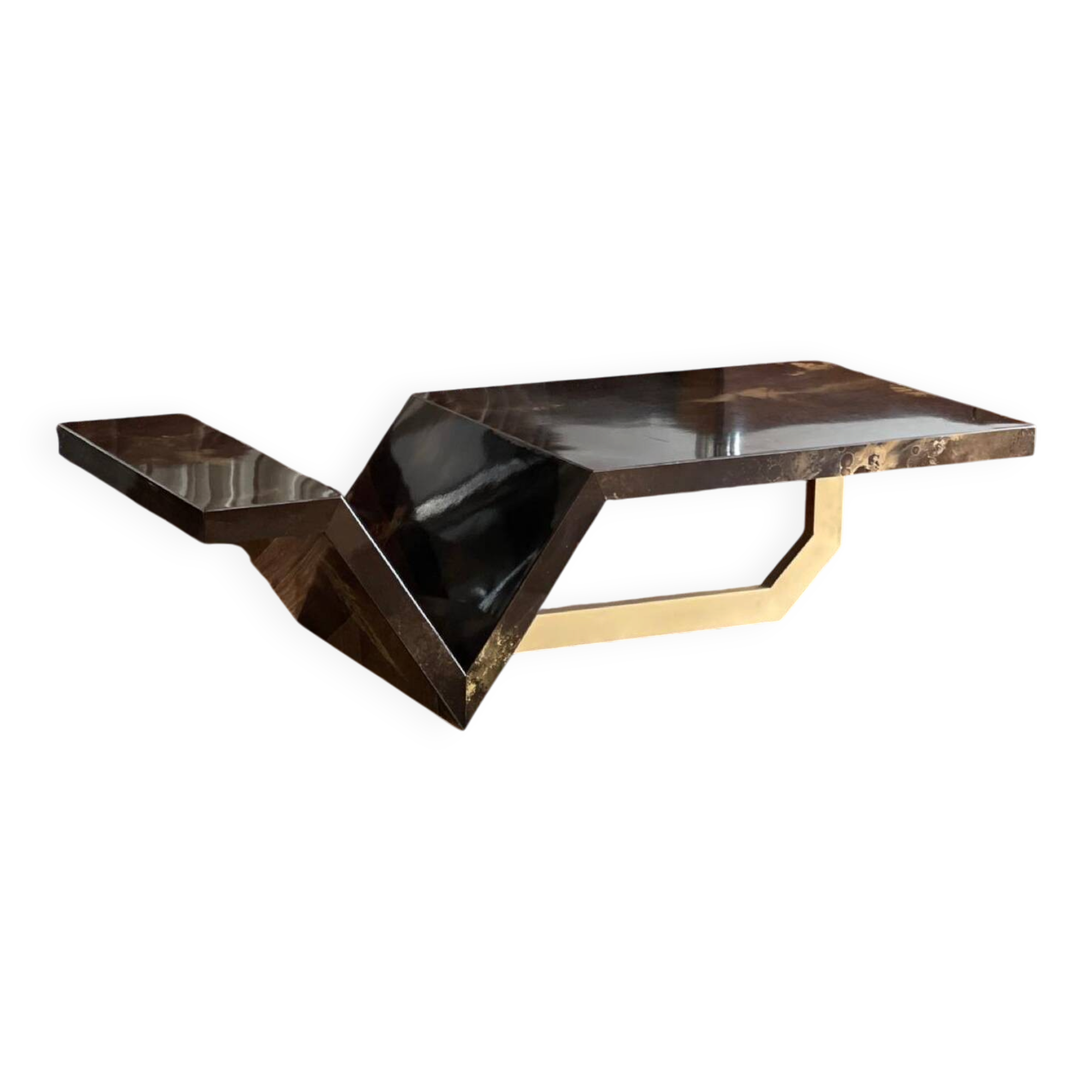 Guy Lefèvre coffee table "Solar Eruption" vintage 70s – Design