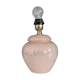 vintage pink iridescent lamp foot