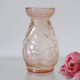 Little hyacinth vase in molded glass, vintage