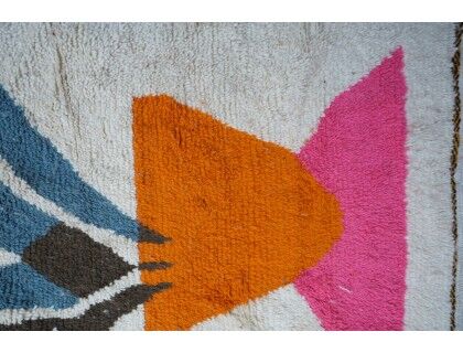 Colorful Berber carpet 258x149 cm