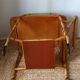 Vintage bamboo and rattan serving cart