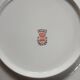 12 antique dessert plates in Chauvigny porcelain