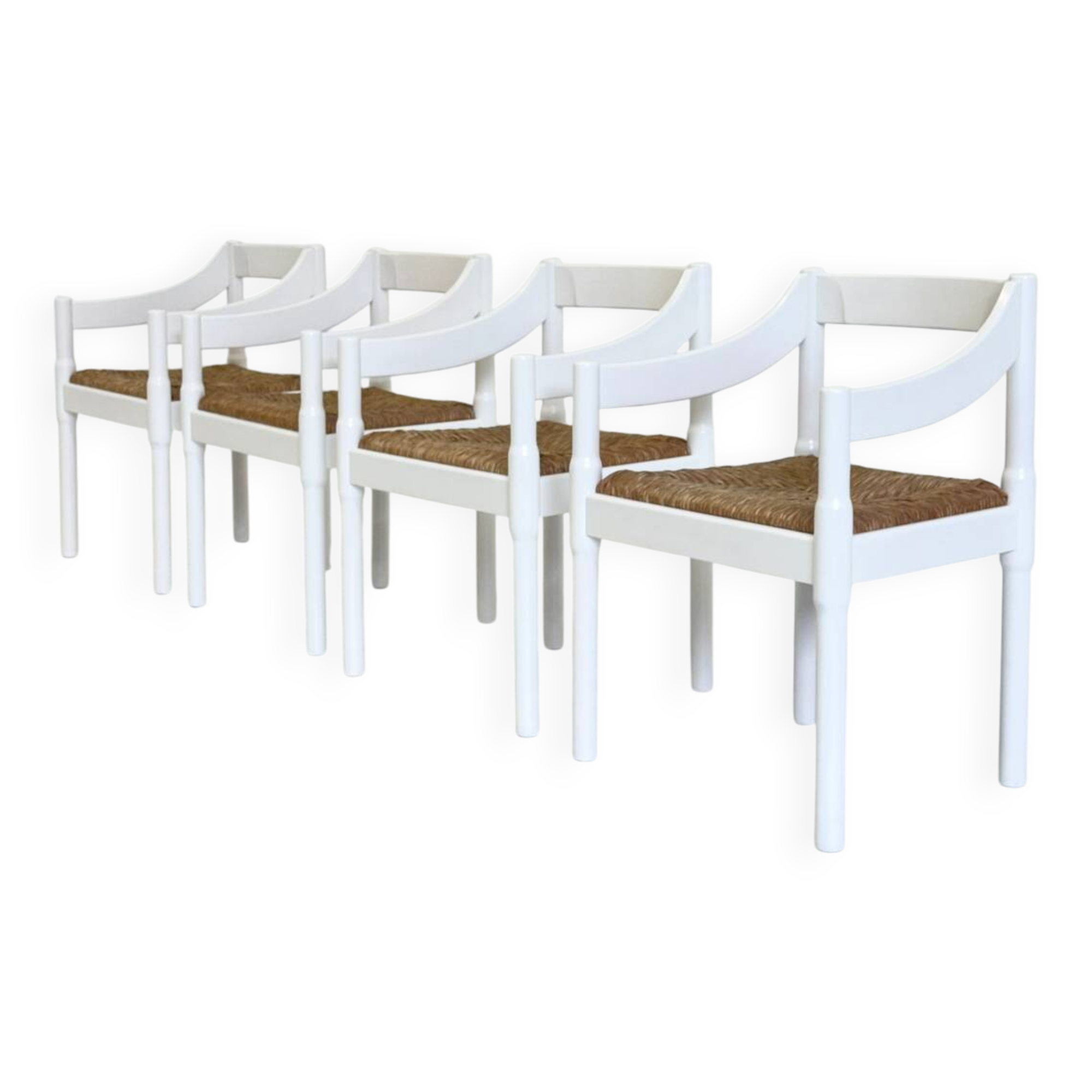 Ensemble de 4 chaises Carimate de Vico Magistretti