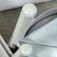 Pair of Glossy White Chairs Kartell 4875 by Carlo Bartoli, 1980s