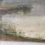 Landscape oil canvas