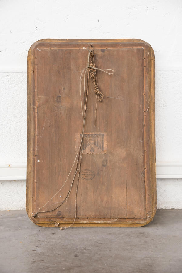 Old gold mirror, 66x100cm