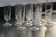 10 flûtes à champagne en cristal