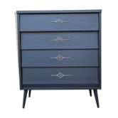 American 50s vintage chest of drawers compass feet