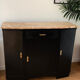 Black art deco cabinet