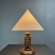 Midcentury French brutalist table lamp in the style of Charles Dudouyt, 50s