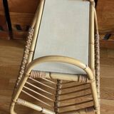 Small rattan side table