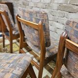 Set of 6 Scandinavian chairs year 70 vintage