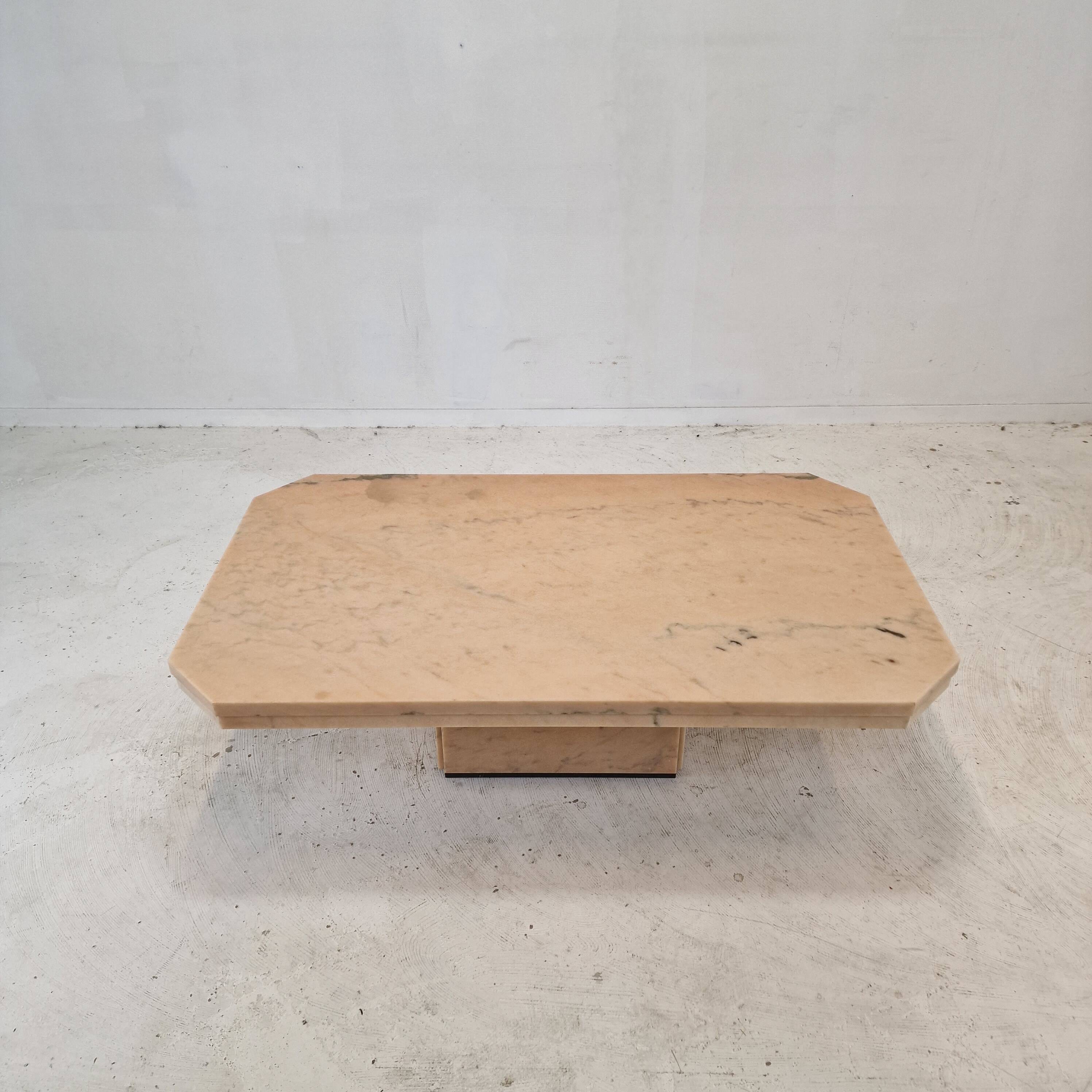 Italian Marble Coffee or Side Table, 1980s