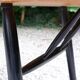 Table/Desk Model "Pirkka" solid pine top - black painted wooden legs Model from the 50's