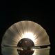Pair of glass half moon wall lamps by Cocolum