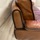 Vintage leather sofa 1980