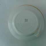 Set of six flat earthenware plates