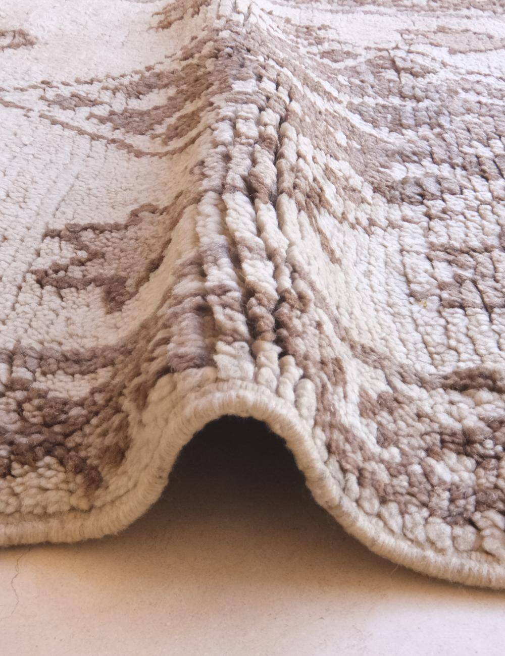 Azilal Beige Rug - 186 x 78 cm