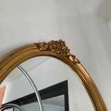 Vintage Deknudt golden mirror 70s