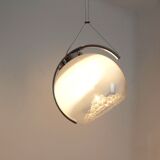 Chrome and frosted glass suspensions by AV Mazzega