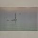 Lithograph by Henri Rivière The Beautiful Land of Brittany - Mist at Sea