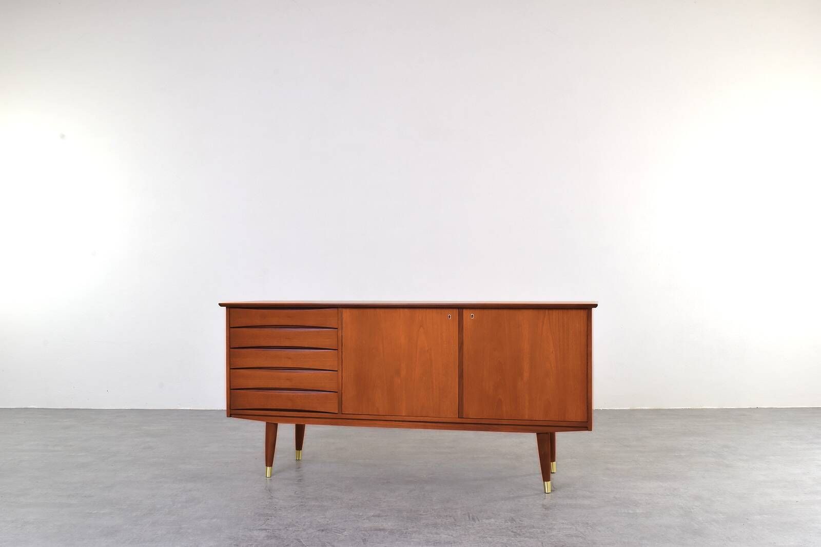 Mid-Century Teak Sideboard by Fredrik A. Kayser, Norway, 1960s.